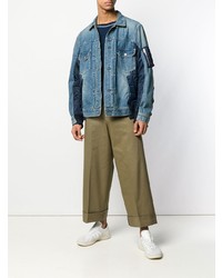 Veste en jean bleue Sacai