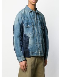 Veste en jean bleue Sacai