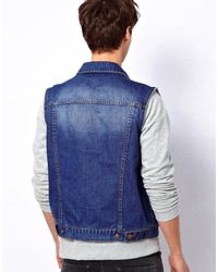 Veste en jean bleue Asos