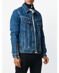 Veste en jean bleue Palm Angels