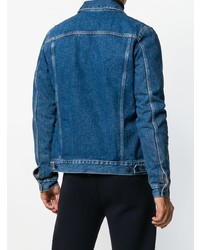 Veste en jean bleue Palm Angels