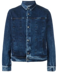 Veste en jean bleue