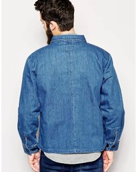 Veste en jean bleue WÅVEN