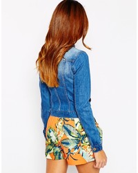 Veste en jean bleue Warehouse