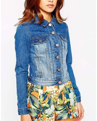 Veste en jean bleue Warehouse