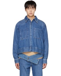 Veste en jean bleue Wooyoungmi