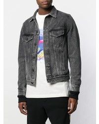 Veste en jean gris foncé Off-White