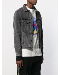 Veste en jean gris foncé Off-White