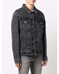 Veste en jean gris foncé Calvin Klein Jeans