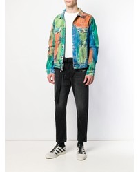 Veste en jean multicolore Off-White