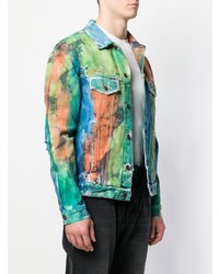 Veste en jean multicolore Off-White