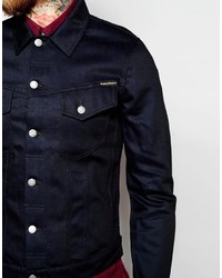 Veste en jean noire Nudie Jeans