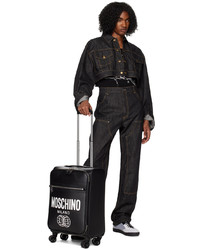 Veste en jean noire Moschino