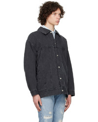 Veste en jean noire Kuro