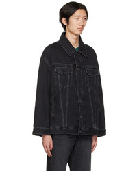 Veste en jean noire Acne Studios