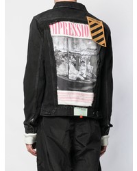 Veste en jean noire Off-White