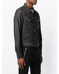 Veste en jean noire Diesel