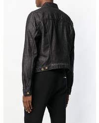 Veste en jean noire Diesel