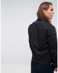 Veste en jean noire KIOMI