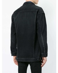 Veste en jean noire Minedenim