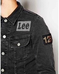 Veste en jean noire Lee