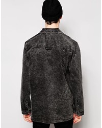 Veste en jean noire Cheap Monday