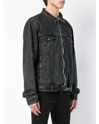 Veste en jean noire RtA