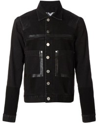 Veste en jean noire House of Holland