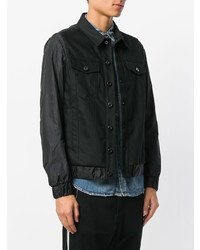 Veste en jean noire Diesel Black Gold