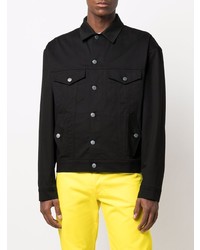 Veste en jean noire Moschino