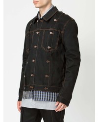 Veste en jean noire Delada