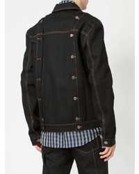 Veste en jean noire Delada