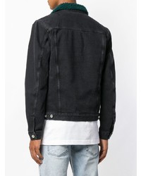 Veste en jean noire Diesel