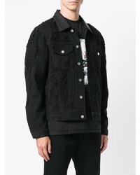 Veste en jean noire Diesel