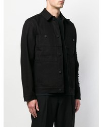 Veste en jean noire Études