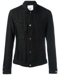 Veste en jean noire