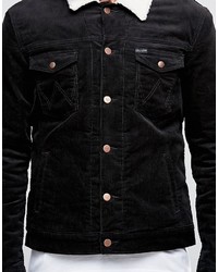 Veste en jean noire Wrangler