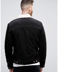 Veste en jean noire Wrangler