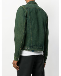 Veste en jean vert foncé Ps By Paul Smith