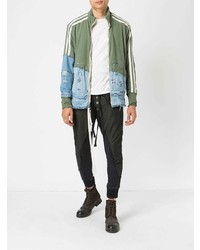 Veste en jean vert menthe Greg Lauren