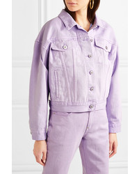 Veste en jean violet clair PushBUTTON