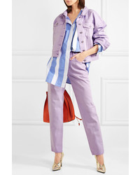 Veste en jean violet clair PushBUTTON