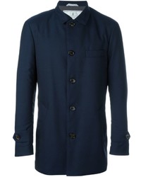 Veste en laine bleu marine Brunello Cucinelli