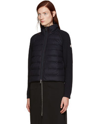 Veste en laine bleu marine Moncler