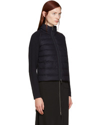 Veste en laine bleu marine Moncler