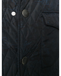 Veste en laine bleu marine Etro