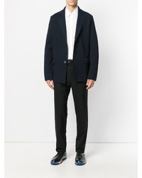 Veste en laine bleu marine Jil Sander