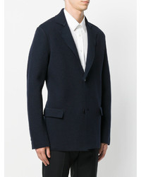 Veste en laine bleu marine Jil Sander