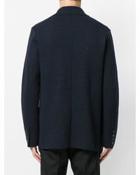 Veste en laine bleu marine Jil Sander