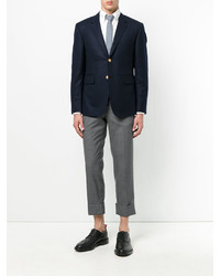 Veste en laine bleu marine Thom Browne